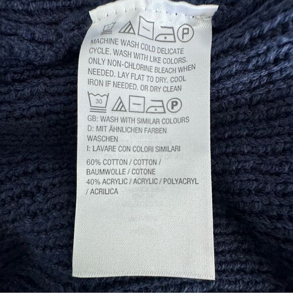 Jason Wu Blue Cardigan Button Down Oversized Chunky Pockets Size Small NWOT - Picture 11 of 13